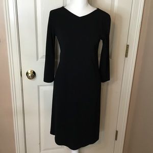 DKNY Long Sleeve Little Black Knit Dress - Size P (0-2)